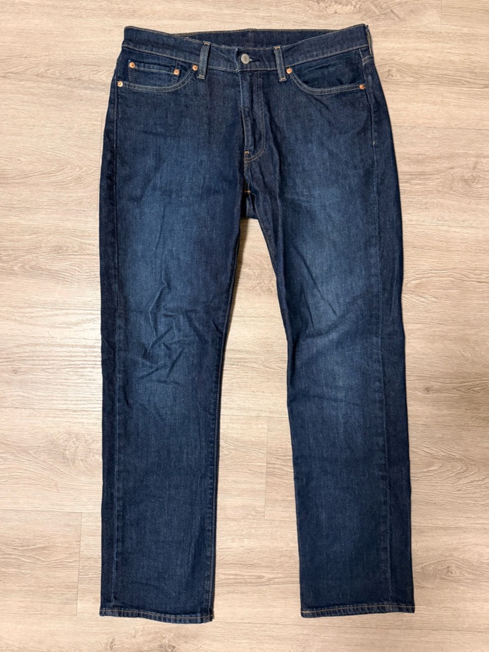 Levi’s Premium Men’s 514™️ Straight Denim Jeans Dark Indigo Wash Size 33x32